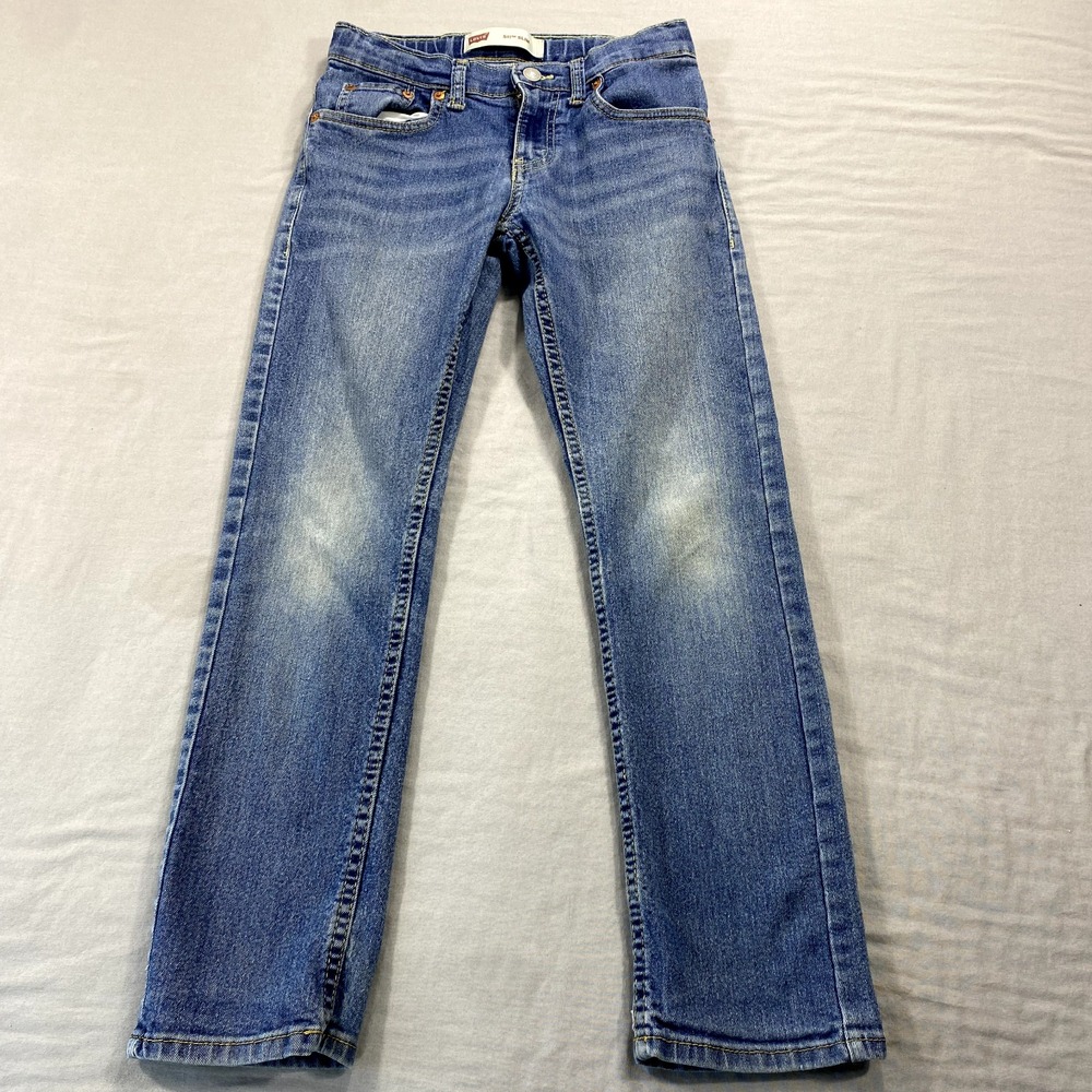 Levis 711 Jeans Womens 10 Reg Blue Denim Slim Fit Low Rise Stretch 25x26
